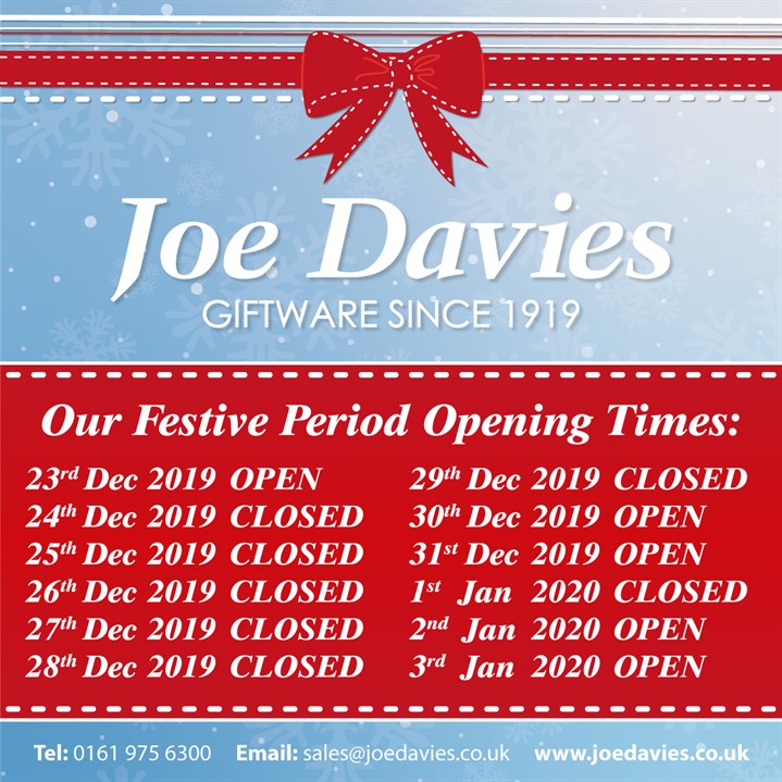 Christmas opening times