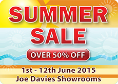 Joe Davies Summer Sale